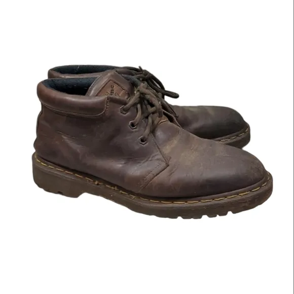 Dr.Martens Mens Y2K Ankle  Chunky Tractor Platform shoes boots sz EUR 9 US 10