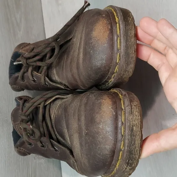 Dr.Martens Mens Y2K Ankle  Chunky Tractor Platform shoes boots sz EUR 9 US 10
