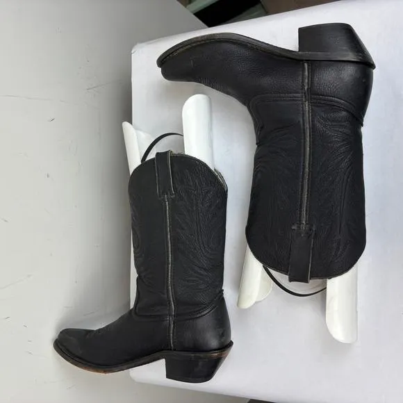 Durango Black Western Cowboy Boots Women's 9.5 M Indie Boho