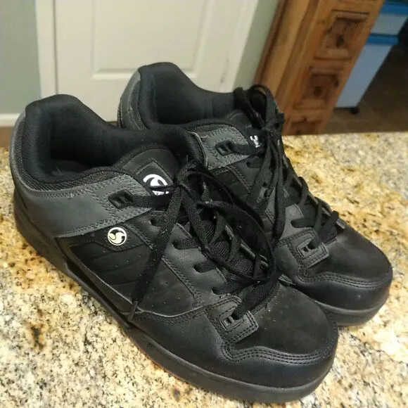 DVS Skateboard Skate Shoes Militia Boot Black/Black Charcoal SZ 13