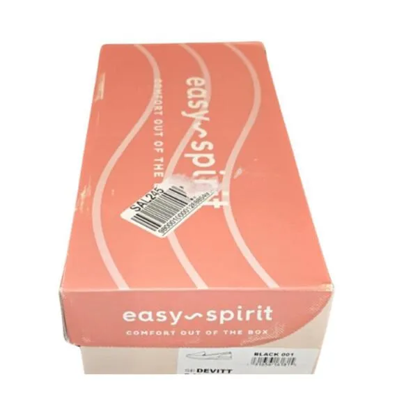 Easy Spirit Devitt Loafer in Black New in Box Size 6.5
