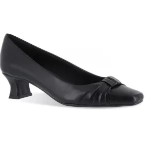 Easy Street Waive Black Dress Heels, 1.25&quot; Heel, Size 8. Black