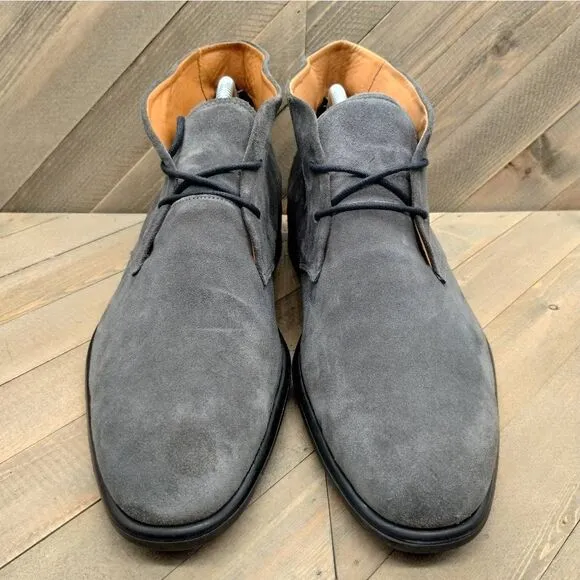 ECCO Citytray Grey Suede‎ Chukka Boots Mens Size 10.10.5 Casual Boots, Shoes