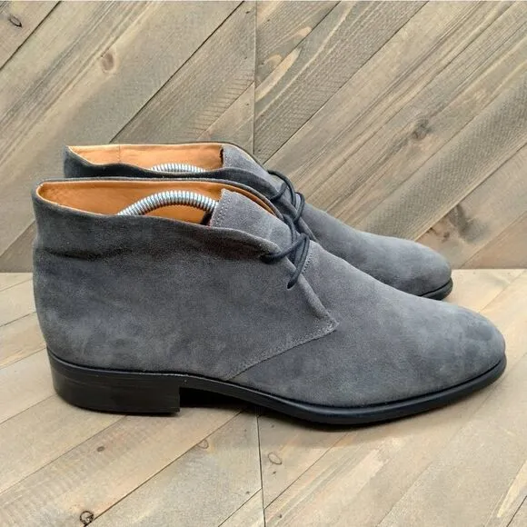 ECCO Citytray Grey Suede‎ Chukka Boots Mens Size 10.10.5 Casual Boots, Shoes