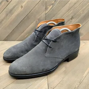 ECCO Citytray Grey Suede‎ Chukka Boots Mens Size 10.10.5 Casual Boots, Shoes