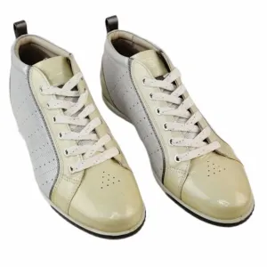 ECCO HydroMax Street Luxe Golf Shoes Leather Metallic Shine Size EU 39 USA 8 8.5