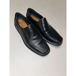 Ecco  Men's Black Leather Slip-On Loafer Dress Shoes Size EU 47 US 13