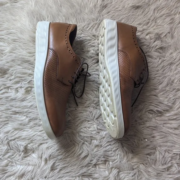ECCO Men's S Lite Hybrid Perforated Oxford in Brown