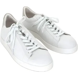Ecco Men's Street Lite Retro Sneaker White/Gravel Size 6-6.5
