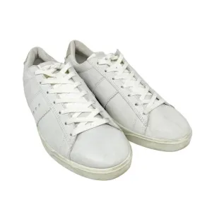 Ecco Men's Street Lite White Leather Sneakers Size 8-8.5