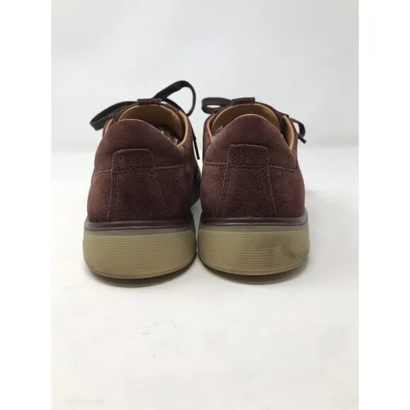 Ecco Men's Street Tray Tech Brown Suede Sneaker US 9-9.5 EU 43 Lace Up Shoes