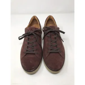 Ecco Men's Street Tray Tech Brown Suede Sneaker US 9-9.5 EU 43 Lace Up Shoes