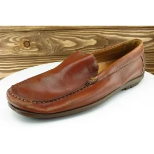 ECCO Shoes Sz 44 M Round Toe Brown‎ Loafer Leather Men