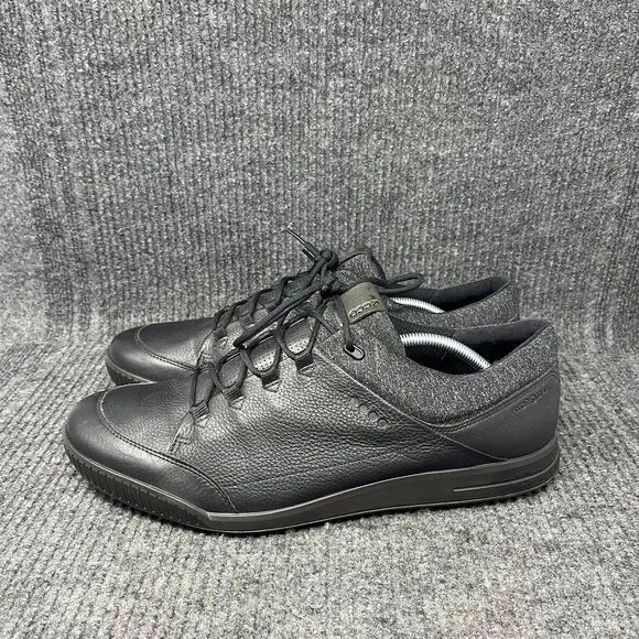 ECCO Street Premier Golf Shoes Black Leather Spikeless Men’s Size 47 / US 13