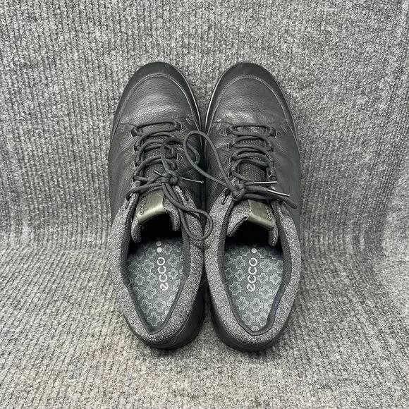 ECCO Street Premier Golf Shoes Black Leather Spikeless Men’s Size 47 / US 13