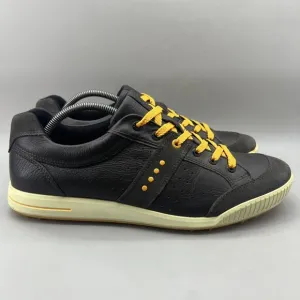 Ecco Street Premiere Spikeless Golf Shoes Men's 11 US, 45 EU Brown Orange Low