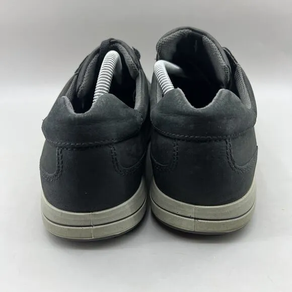 ECCO Street Retro Hydromax Golf Shoes Men Size 10 US, 44 EU Gray Suede Spikeless