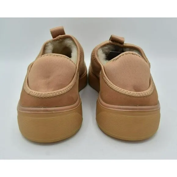 ECCO Womens EUR 41 US 10 - 10.5 Street Tray Toffee Slip On Lined Nubuck Shoes