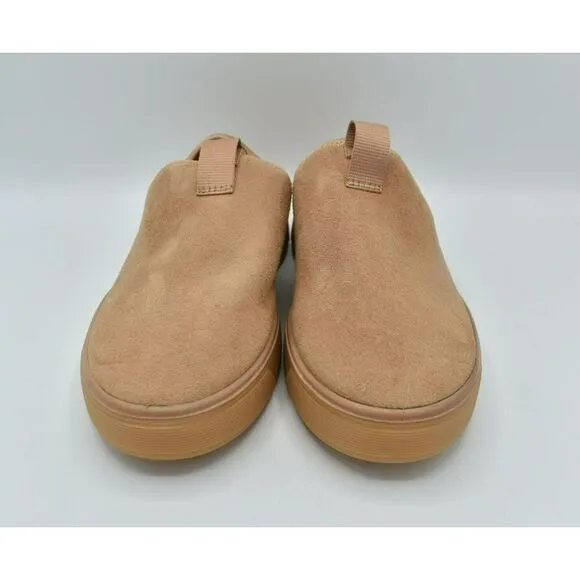 ECCO Womens EUR 41 US 10 - 10.5 Street Tray Toffee Slip On Lined Nubuck Shoes
