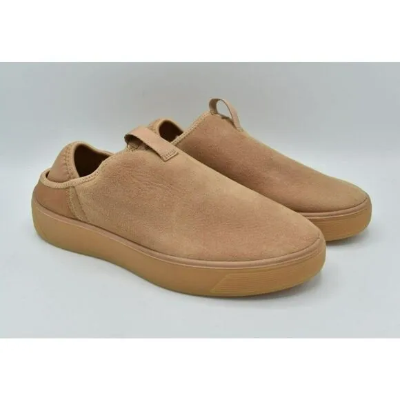 ECCO Womens EUR 42 US 11 - 11.5 Street Tray Toffee Lined Slip On Nubuck Shoes