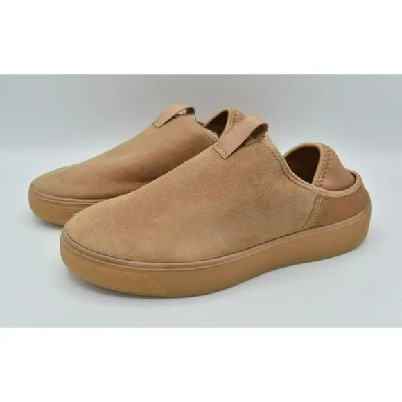 ECCO Womens EUR 42 US 11 - 11.5 Street Tray Toffee Lined Slip On Nubuck Shoes