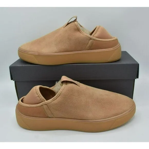 ECCO Womens EUR 42 US 11 - 11.5 Street Tray Toffee Lined Slip On Nubuck Shoes