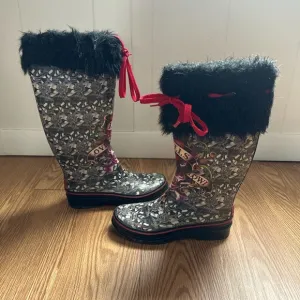 Ed Hardy Rain Boots