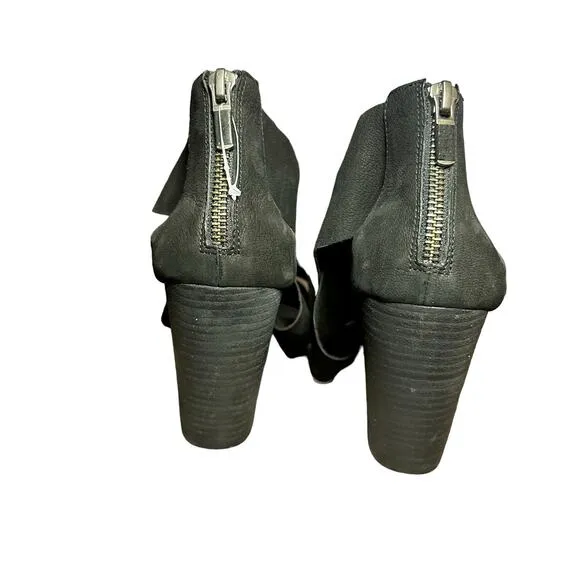 EILEEN FISHER Dote Wedge Sandals  Shoes Heels. Jet Black size 9