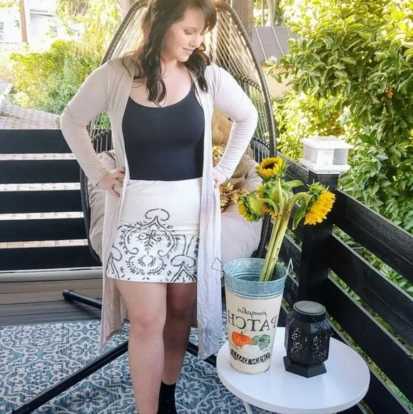 Embellished Mini Skirt size Small