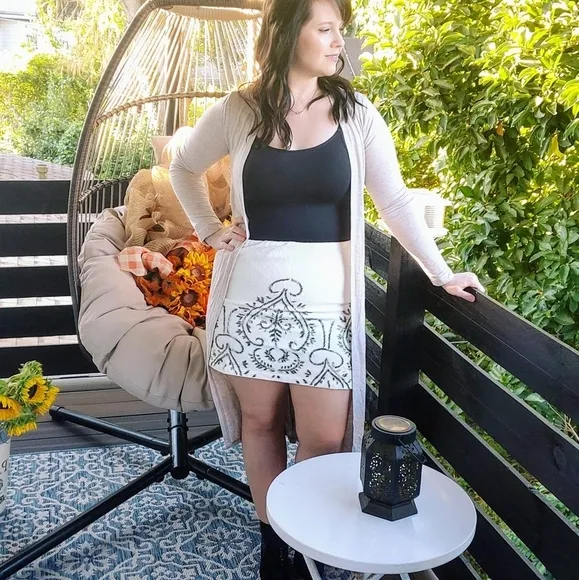 Embellished Mini Skirt size Small