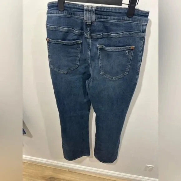 EUC Pilcro The Icon Flare Jeans | Size 28 | Blue Denim