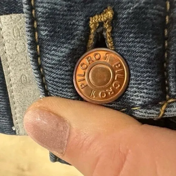 EUC Pilcro The Icon Flare Jeans | Size 28 | Blue Denim