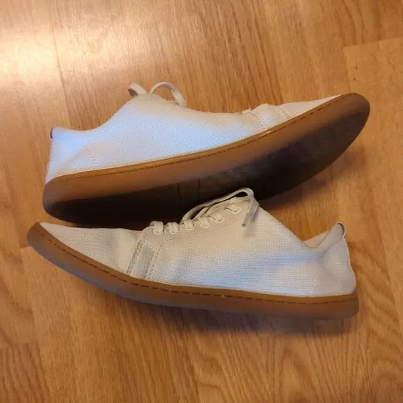 Feel Grounds Mesh Shoes Sneakers Mens 8 Womens 10 White Minimalist Barefoot