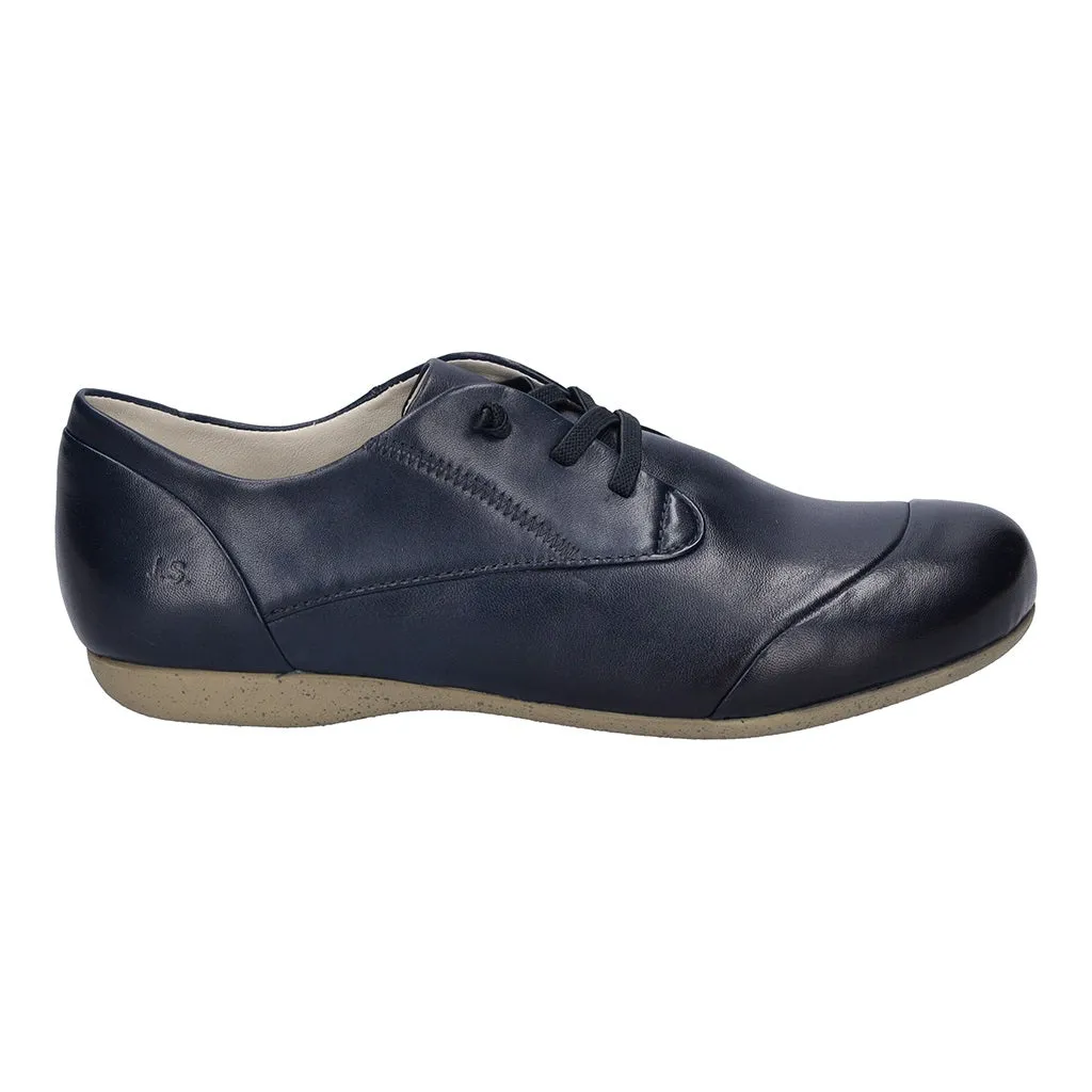 Fiona 01 Dark Blue Slip on Shoes