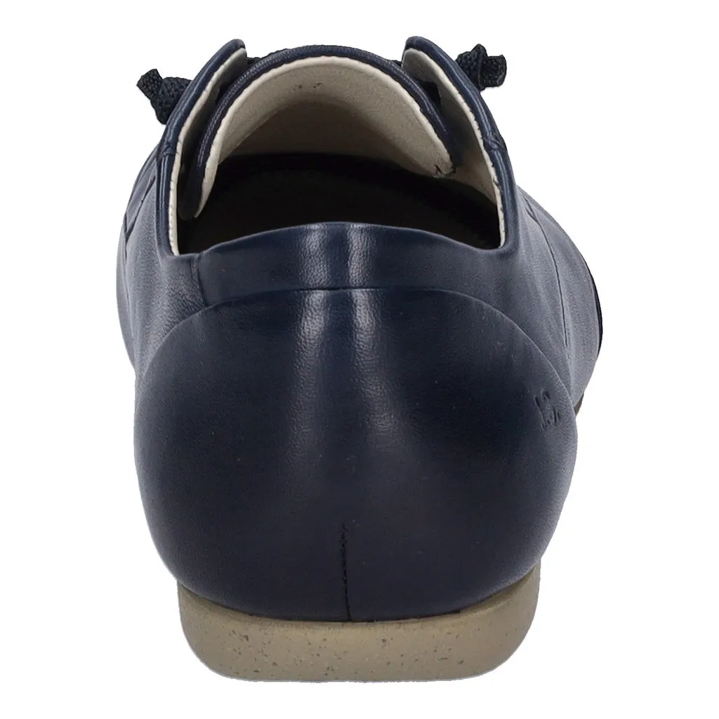 Fiona 01 Dark Blue Slip on Shoes