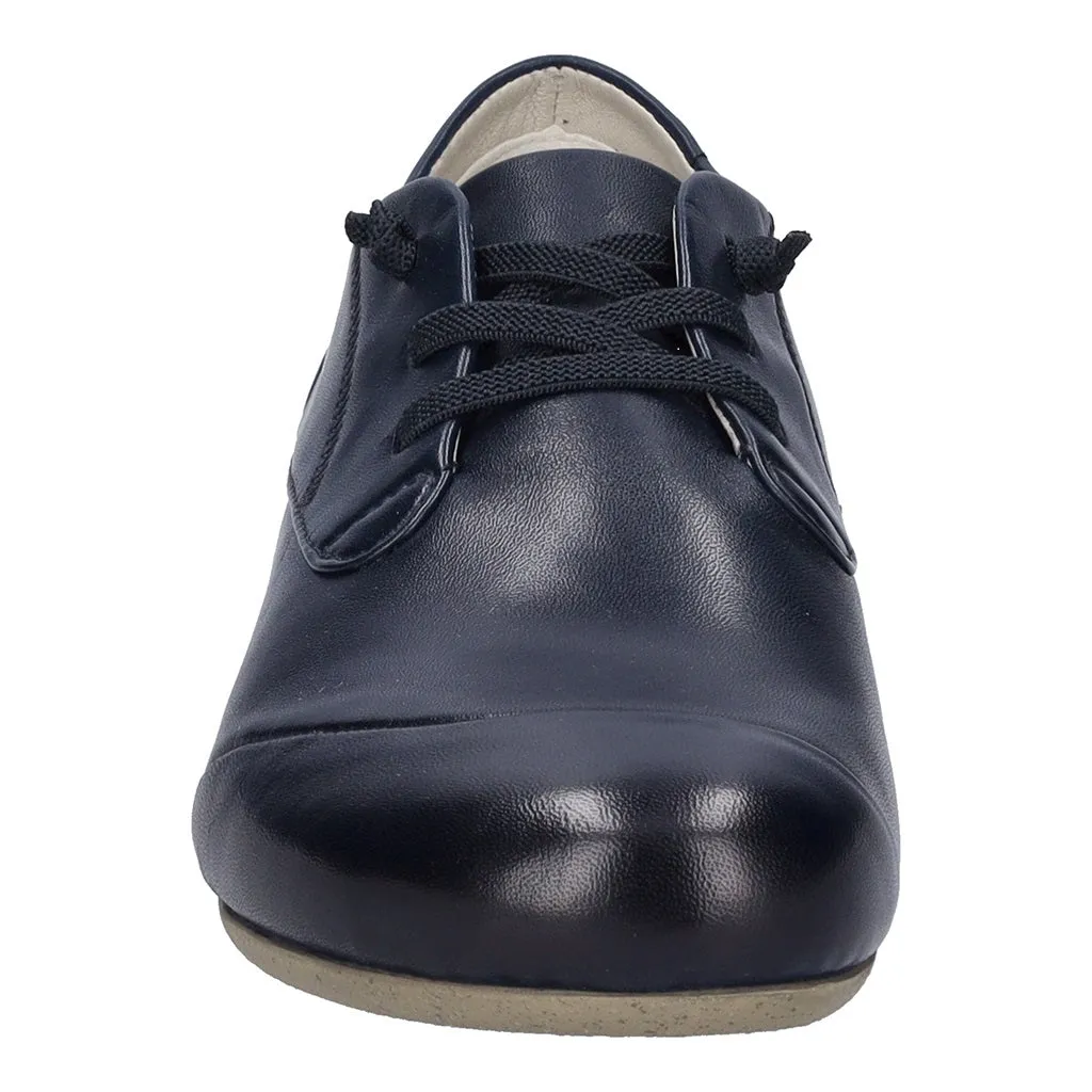 Fiona 01 Dark Blue Slip on Shoes
