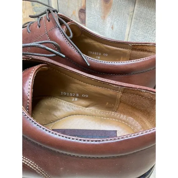 Florsheim Brown Leather Oxford Dress Shoes Lace Up Mens US10