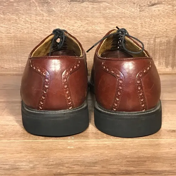 Florsheim Comfortech Dress Shoe Mens 13D Saddle Brown Work Church Office Casual