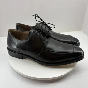 Florsheim Dress Shoes Men's 10.5 D Black Leather Derby Split Toe Lace Up