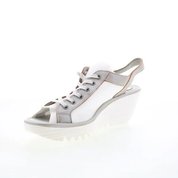 Fly London Womens Yedu White Shoes (NWT)