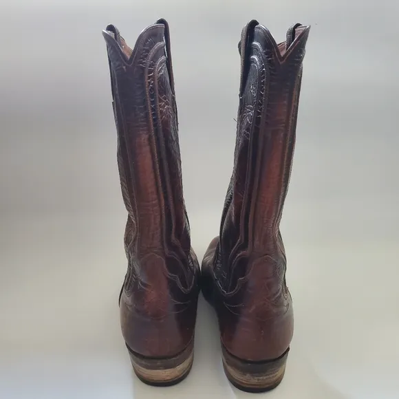 Foley Handmade Cowboy Boots Size 9D Western Rockabilly Southwestern Ranch Farm