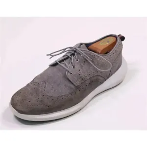 Footjoy 56113 FJ Flex LE Gray Suede Wingtip Oxford Sneaker Dress Shoes Men's 9.5