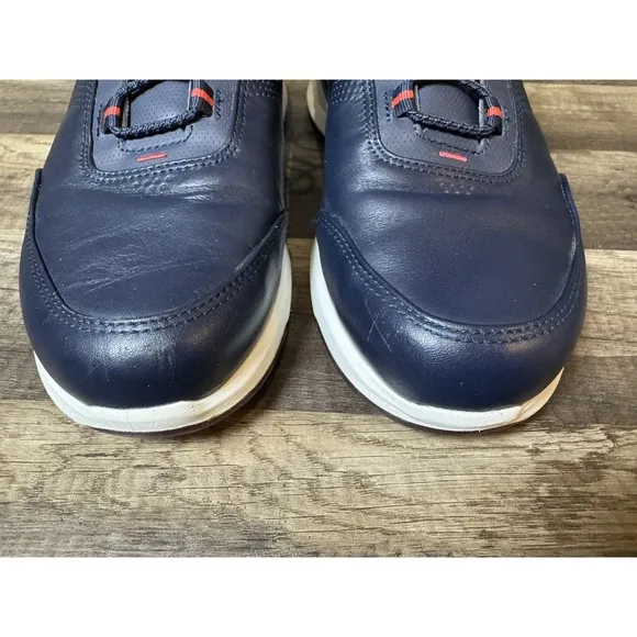Footjoy FJ Stratos Men's Sz 9.5 Spikeless Golf Shoes Blue Gray Cork Casual 50079