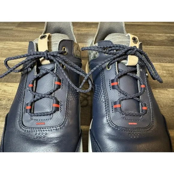 Footjoy FJ Stratos Men's Sz 9.5 Spikeless Golf Shoes Blue Gray Cork Casual 50079