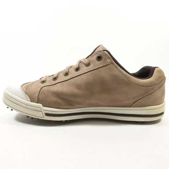 Footjoy FJ Street Leather Golf Shoes - Men's Size 9.5 - Tan