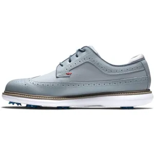 FootJoy Traditions Wing Tip Golf Shoes 57912 - Grey/Navy/Red - size 10.5