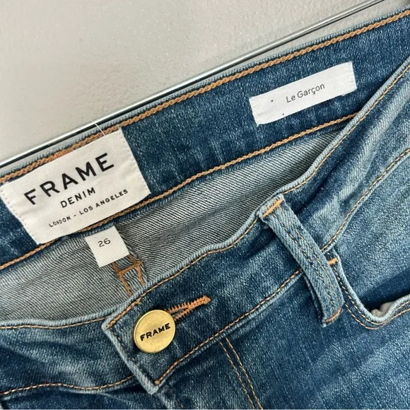 Frame Denim Women's Le Garçon Straight Leg Jeans Size 26