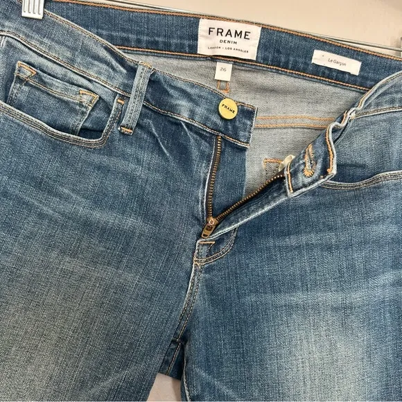 Frame Denim Women's Le Garçon Straight Leg Jeans Size 26