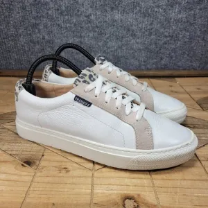 FRANKiE4 Mim III Australia Leopard Print Women's 9.5 Fashion Sneaker Shoes White