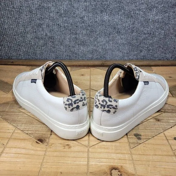 FRANKiE4 Mim III Australia Leopard Print Women's 9.5 Fashion Sneaker Shoes White
